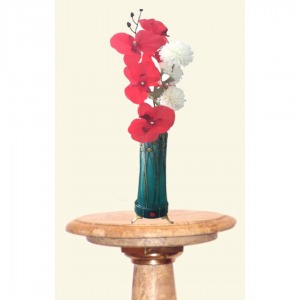 MNR245 Hepsisize "Munirah" liquid glass epoxy vase
